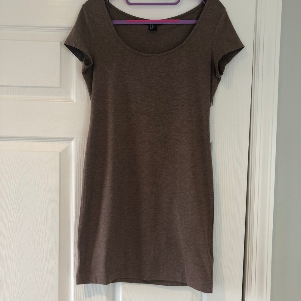 NEW! Light Brown t-shirt Dress